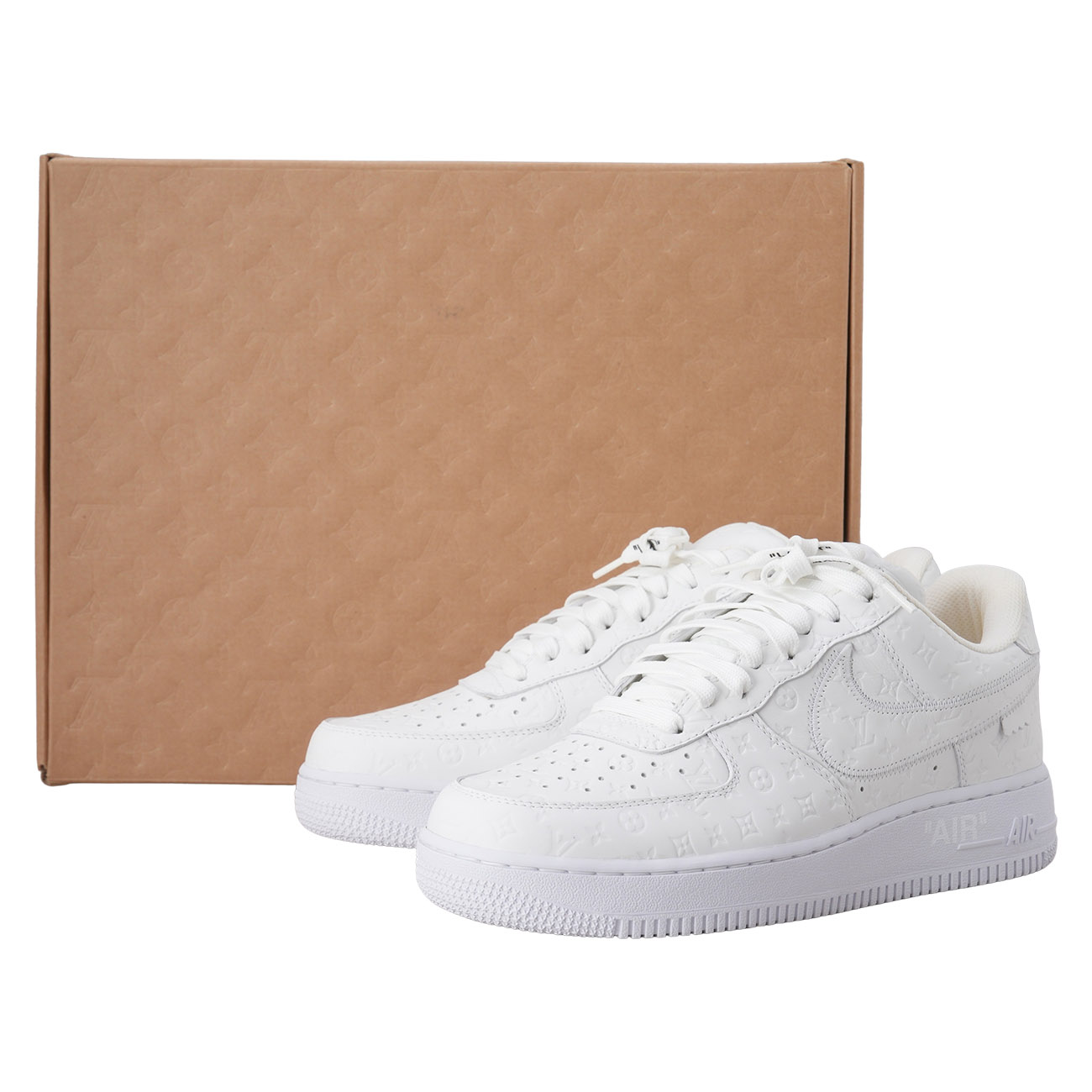 LOUIS VUITTON(USED)루이비통X나이키 버질아블로 에어포스1 스니커즈 ＃US 8